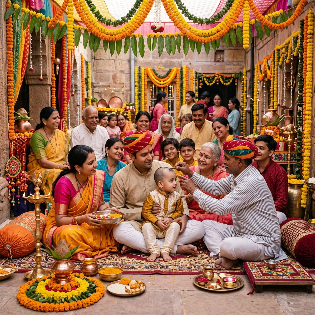 Mundan & God Bharai